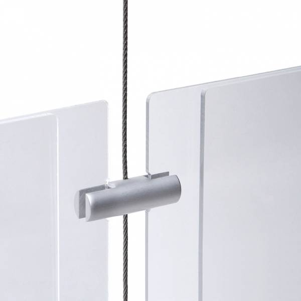 Pinza doble para carpetas hasta 4 mm