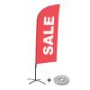 Bandera Aluminio Vela Kit Completo Oferta Rojo Inglés - 1