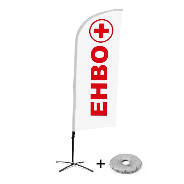Bandera Aluminio Vela Kit Completo Primeros Auxilios Holandés Base Cruz