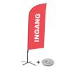 Beach Flag Alu Wind Set 310 With Water Tank Design Entrance - 9