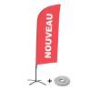 Bandera Aluminio Vela Kit Completo Nuevo Rojo  Holandés - 5