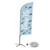 Bandera Aluminio Vela Kit Completo Pescado Fresco Francés ECO - 0