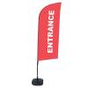 Beach Flag Alu Wind Set 310 With Water Tank Design Entrance - 25