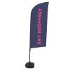 Beach Flag Alu Wind Set 310 With Water Tank Design Open 24/7 - 5
