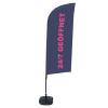 Beach Flag Alu Wind Set 310 With Water Tank Design Open 24/7 - 5