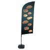 Beach Flag Alu Wind Set 310 With Water Tank Design Bread - 1