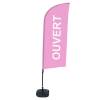 Bandera Aluminio Vela Kit Completo Abierto Rosa Inglés - 16