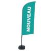Beach Flag Alu Wind Set 310 With Water Tank Design New - 0
