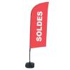 Bandera Aluminio Vela Kit Completo Oferta Rojo Inglés - 4