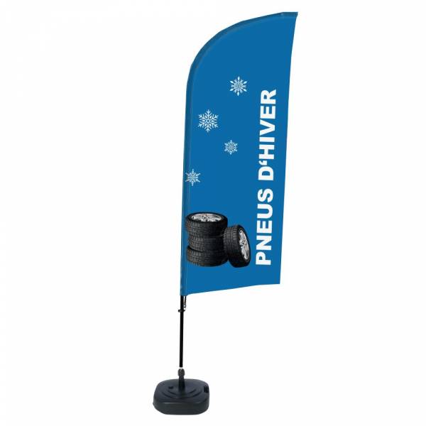 Bandera Aluminio Vela Kit Completo Neumáticos De Invierno Francés