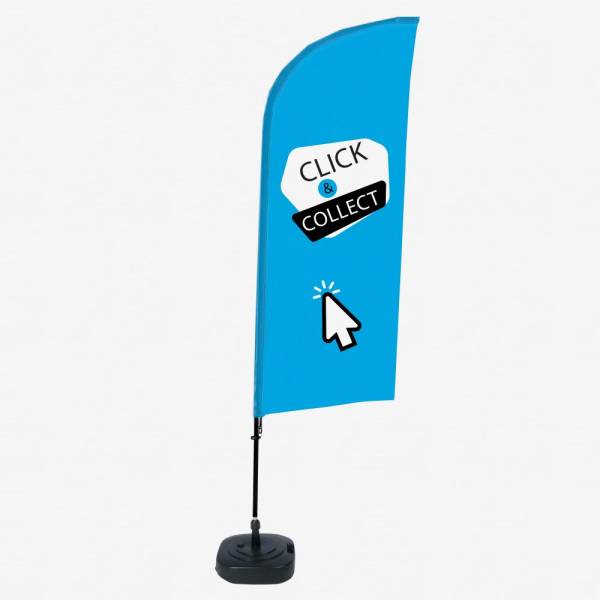Bandera Aluminio Vela Kit Completo Cliquez & Emportez Bleu Français ECO