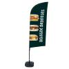 Bandera Aluminio Vela Kit Completo Sandwiches Inglés - 6