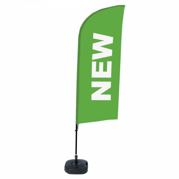 Bandera Aluminio Vela Kit Completo Nuevo Verde Inglés ECO