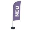 Beach Flag Alu Wind Set 310 With Water Tank Design New - 50