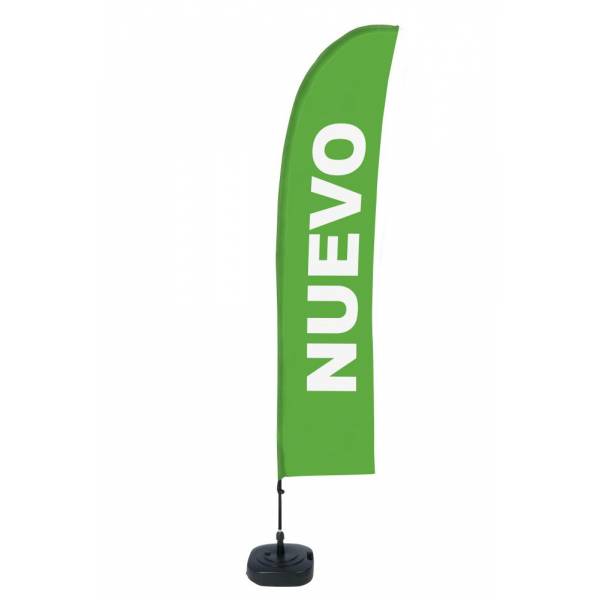 Bandera diseño "Nuevo" Verde (Set Completo)