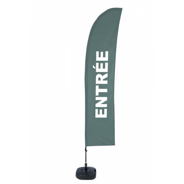 Bandera Diseno "Entrada" Gris (Set Completo)