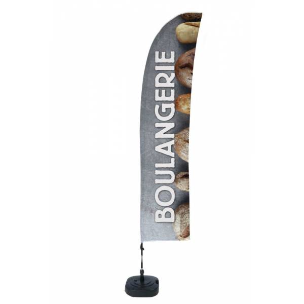 Ensemble Complet De Beach Flag Budget Vent Boulangerie