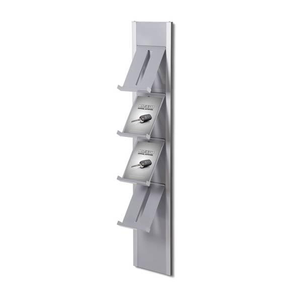Expositor folletos de pared (negro)
