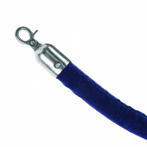Cordón separador color azul (terminal cromado)