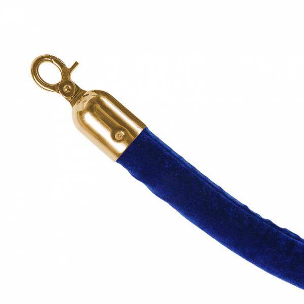 Cordón separador color azul (terminal dorado)