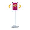 Soporte poste STANDARD A3 Doble cara esquinas inglete - 4