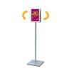 Soporte poste STANDARD A3 Doble cara esquinas inglete - 5