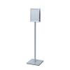 Soporte poste STANDARD A4 esquinas inglete - 12