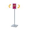 Soporte poste STANDARD A3 Doble cara esquinas inglete - 6