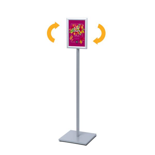 Soporte poste STANDARD A4 esquinas inglete
