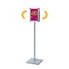 Soporte poste STANDARD A3 Doble cara esquinas inglete - 7
