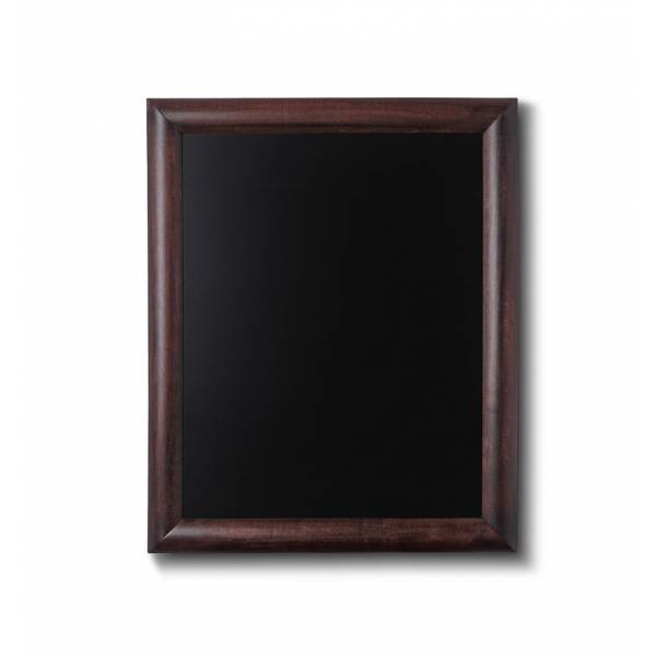 Pizarra de madera. 40 x 50, color marrón oscuro
