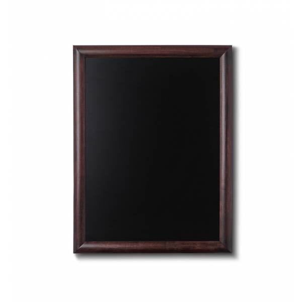 Pizarra de madera. 50 x 60, color marrón oscuro