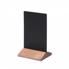 Soporte de menú de madera económico marrón claro 100mm