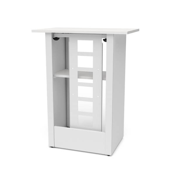 Mostrador Digital Futuro 32" Vertical Solo Carcasa, Blanco