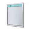 Outdoor Lockable Notice Board LED Topcard - 19