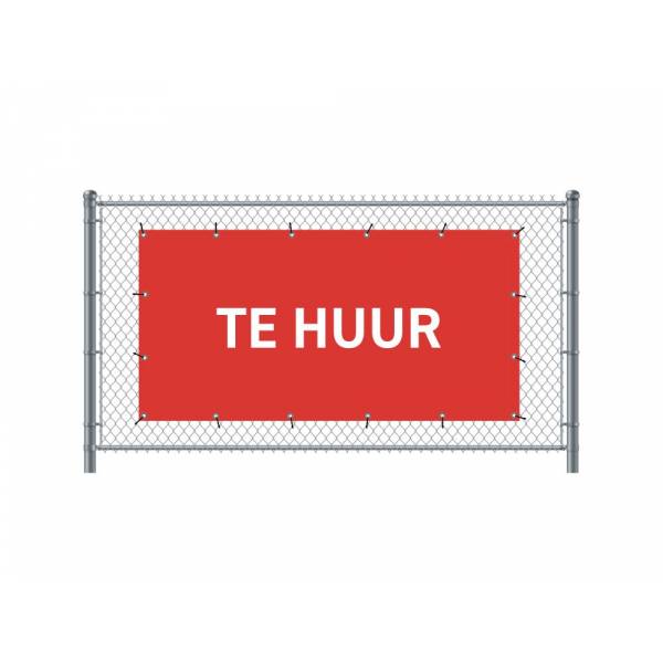 Banner de Valla 200 x 100 cm En Alquiler Holandés Rojo