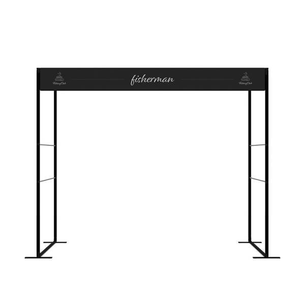 FlexFrame Top Banner 300 x 30 cm Negro