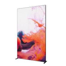 FlexFrame Pared 150 x 250 cm Negro (incl. Extension Set 50 cm)