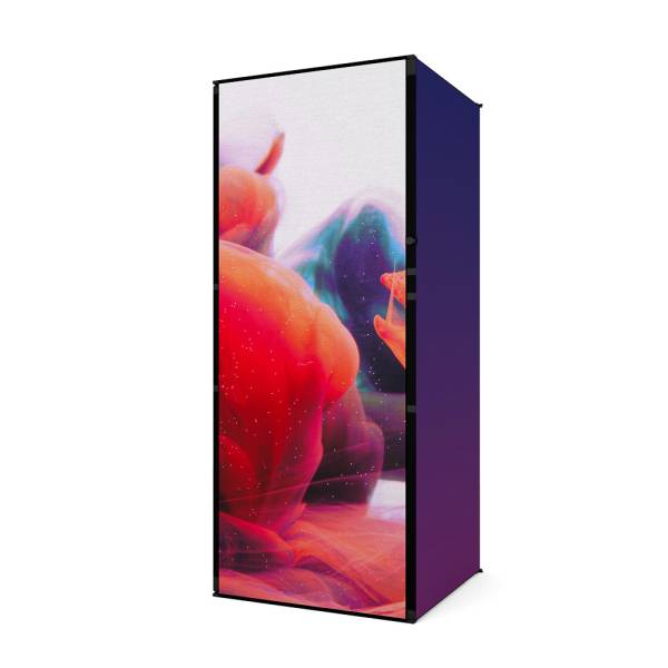 FlexFrame Storage Set 98 x 250 cm Negro  (incl. Extension Set 50 cm)