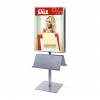 Stand info pole 70 x 10. Marco 25 mm  a inglete una cara - 4