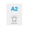 Papel Blacklit Premium 200g/m2, superficie satinada, 1200x1800mm - 9