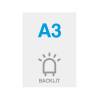 Papel Blacklit Premium 200g/m2, superficie satinada, 1200x1800mm - 10