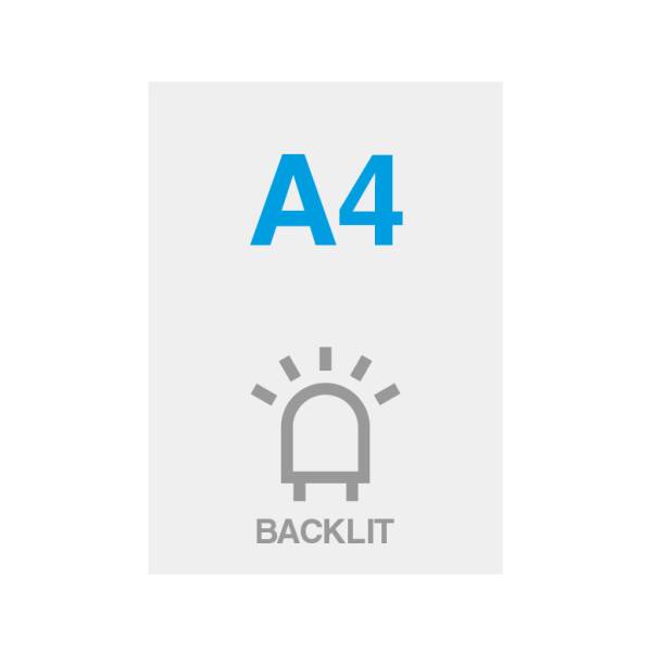 Papel Blacklit Premium 200g/m2, superficie satinada, 210x297mm