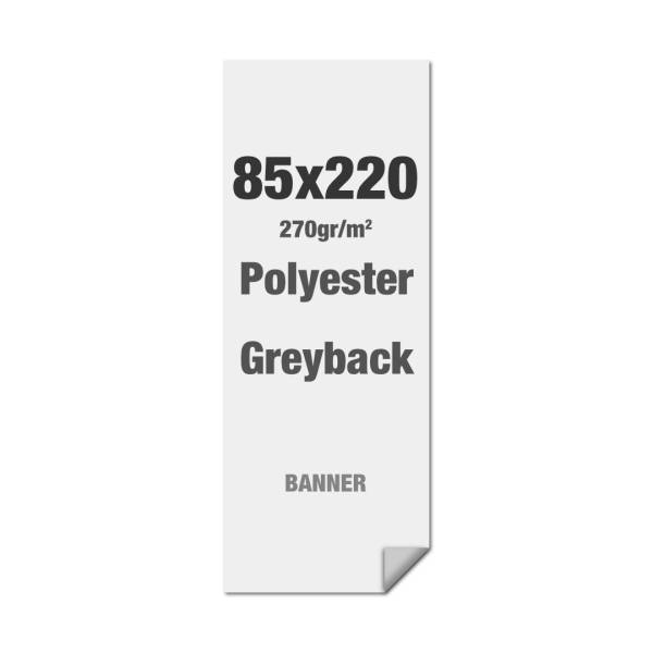 Polyester Greyback 270 g/m2 85 x 220 cm Sin PVC