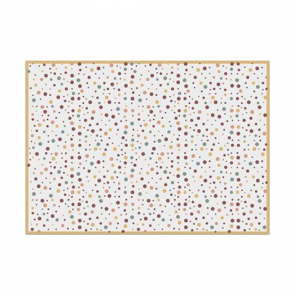 Mantel Individual Dots Color Tierra