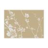 Mantel Individual Flor Abstracta Beige - 1