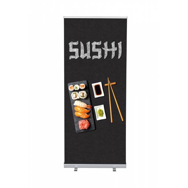 Set Completo Roller-Banner Budget 85 Bienvenidos Azul Inglés