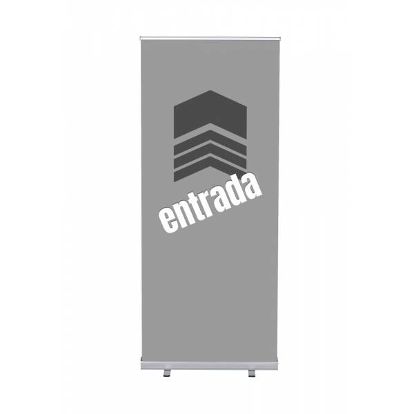 Set Completo Roller-Banner Budget 85 Entrada Gris Español