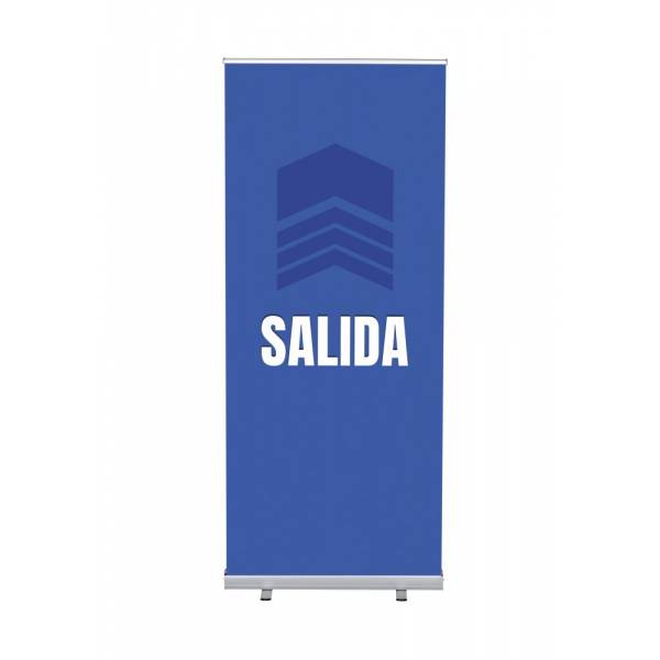 Set Completo Roller-Banner Budget 85 Salida Azul Español