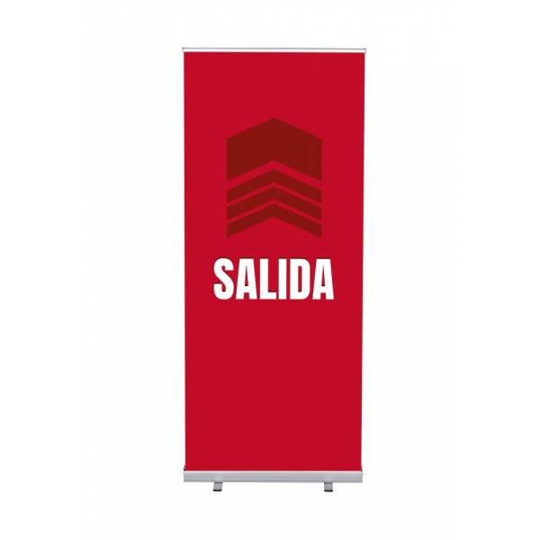 Set Completo Roller-Banner Budget 85 Salida Rojo Español